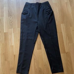 Dixie Pleated, Tapered Wool Blend pants